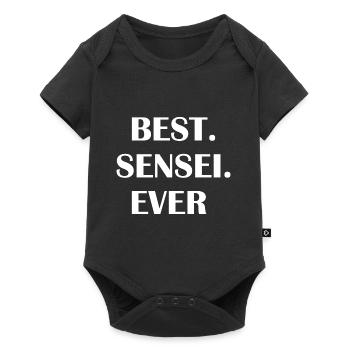 Meilleure tenue Sensei de tous les temps - Body à manches courtes Premium Bébé - noir - Devant