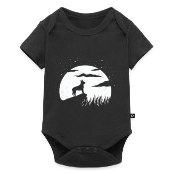 Dutch Shepherd and Mountain Dog - Baby Premium short-sleeve bodysuit - black - Front