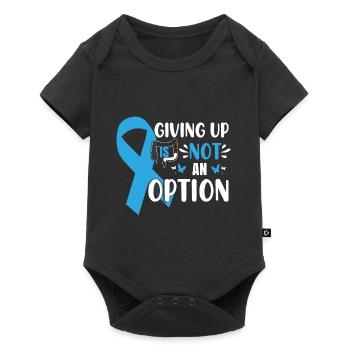 Colon Cancer Fighter - Baby Premium short-sleeve bodysuit - black - Front