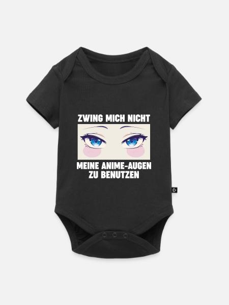 Anime - Baby Premium Kurzarmbody - Schwarz