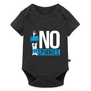No Spinnies Table Soccer Player Foosball - Baby Premium Kurzarmbody - Schwarz - Vorne