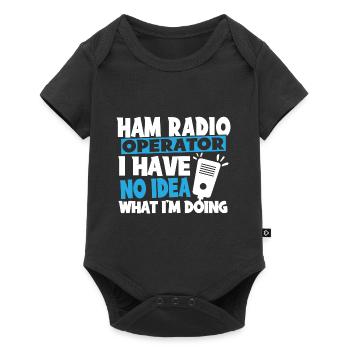 Opérateur radio amateur amateur Anten - Body à manches courtes Premium Bébé - noir - Devant