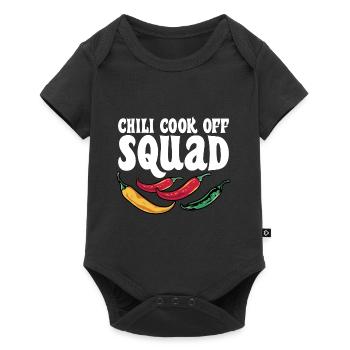 Funny Chili Cook Off Squad Hot Spicy Food Pepper - Baby Premium short-sleeve bodysuit - black - Front
