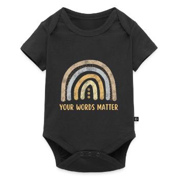 Orthophonie Vos mots comptent SLP - Body à manches courtes Premium Bébé - noir - Devant