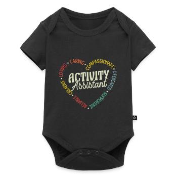 Awesome Activity Assistant - Baby Premium Kurzarmbody - Schwarz - Vorne