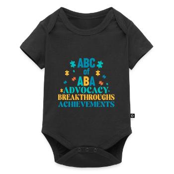 Thérapeute ABA Travailleur social Sensibilisation à l’autisme - Body à manches courtes Premium Bébé - noir - Devant