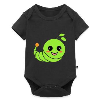 Caterpillars Insect Love Little Caterpillar - Baby Premium short-sleeve bodysuit - black - Front