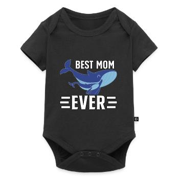 Die beste Mutter aller Zeiten - Baby Premium Kurzarmbody - Schwarz - Vorne
