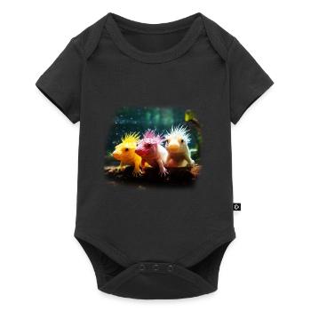 Axolotl - Baby Premium short-sleeve bodysuit - black - Front