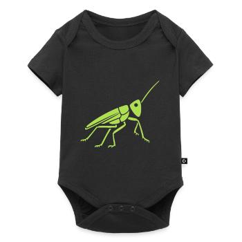 Grasshopper - Baby Premium short-sleeve bodysuit - black - Front