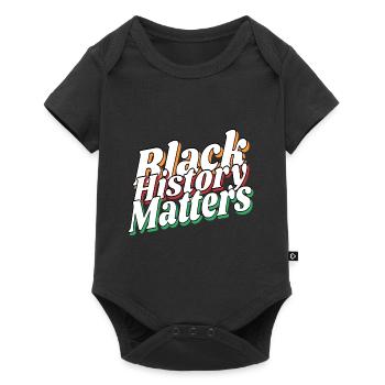 Blach History Matters - Baby Premium short-sleeve bodysuit - black - Front