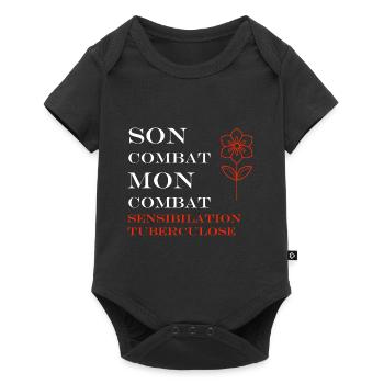 Sensibilisation à la tuberculose - Body à manches courtes Premium Bébé - noir - Devant