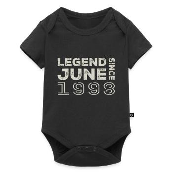 June 1998 Birthday June 1998 June Gift 1998 - Baby Premium short-sleeve bodysuit - black - Front