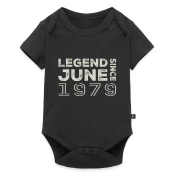 June 1979 Birthday June 1979 June Gift 1979 - Baby Premium short-sleeve bodysuit - black - Front