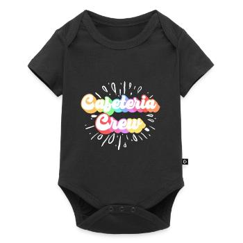 Cafeteria-Besatzung - Baby Premium Kurzarmbody - Schwarz - Vorne