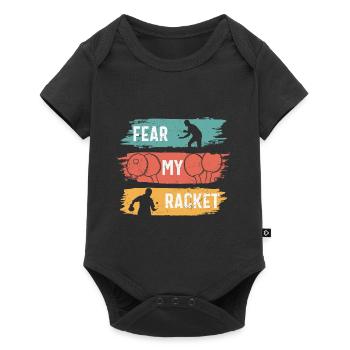 Table Tennis Ping Pong - Baby Premium short-sleeve bodysuit - black - Front
