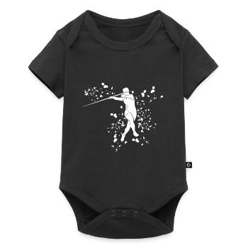 Javelin Throw Colorsplash Javelin Throw - Baby Premium short-sleeve bodysuit - black - Front