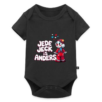 Carnaval Jeck Clown Cologne Kölsch Kölle Alaaf Drôle - Body à manches courtes Premium Bébé - noir - Devant