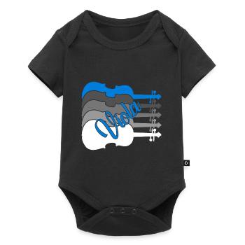 Awesome Viola - Baby Premium short-sleeve bodysuit - black - Front