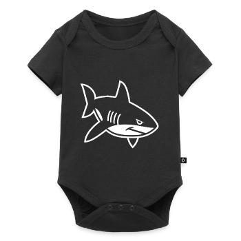 Requin - Body à manches courtes Premium Bébé - noir - Devant