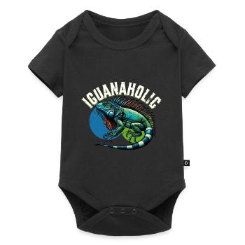 Iguana - Baby Premium short-sleeve bodysuit - black - Front