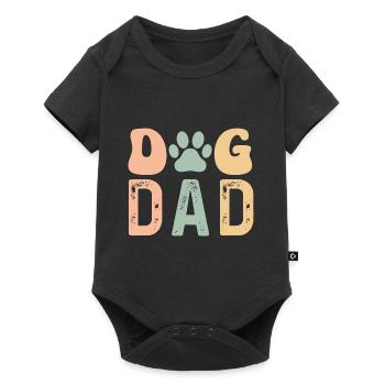 Dog Dad - Baby Premium short-sleeve bodysuit - black - Front