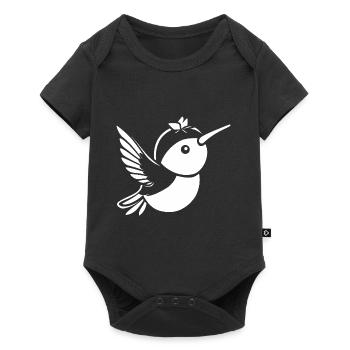 hummingbird - Baby Premium short-sleeve bodysuit - black - Front