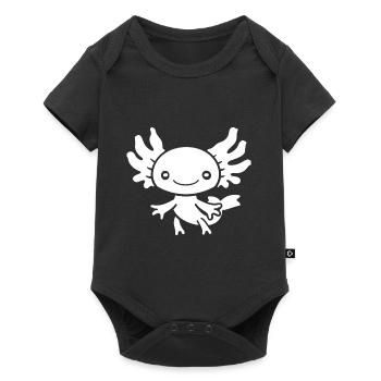 axolotl - Body à manches courtes Premium Bébé - noir - Devant