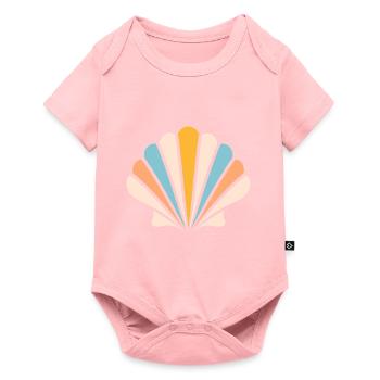 shell - Baby Premium short-sleeve bodysuit - rose - Front