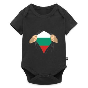 Bulgaria - Baby Premium short-sleeve bodysuit - black - Front