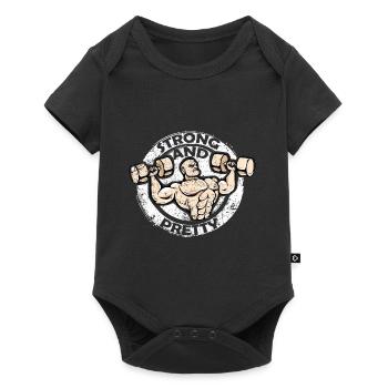 Muscle Homme Fitness Homme Gym Sort muscle femme - Body à manches courtes Premium Bébé - noir - Devant