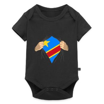 Congo - Body à manches courtes Premium Bébé - noir - Devant
