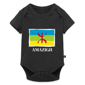 Amazigh - Body à manches courtes Premium Bébé - noir - Devant