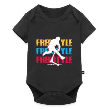 freestyle scooter - Baby Premium short-sleeve bodysuit - black - Front