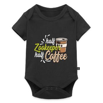 Cadeau holiker de café semi-café - Body à manches courtes Premium Bébé - noir - Devant