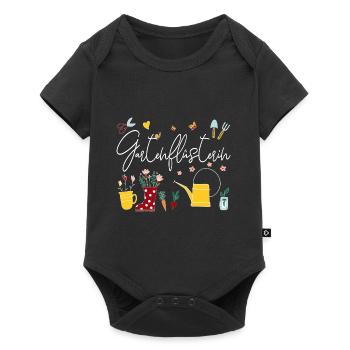 Garten Mama Kleingarten Anfänger Kleingärtnerin - Baby Premium Kurzarmbody - Schwarz - Vorne