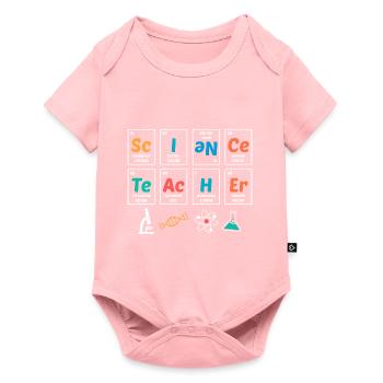 Tableau périodique des professeurs de sciences - Body à manches courtes Premium Bébé - rose - Devant