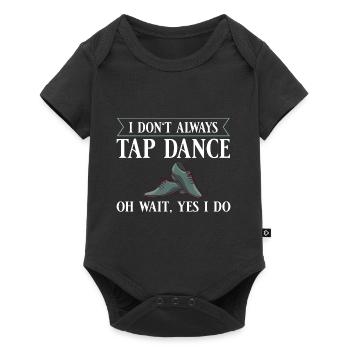 Tap Dance Beginners Chaussures Apprendre la musique Danseurs - Body à manches courtes Premium Bébé - noir - Devant