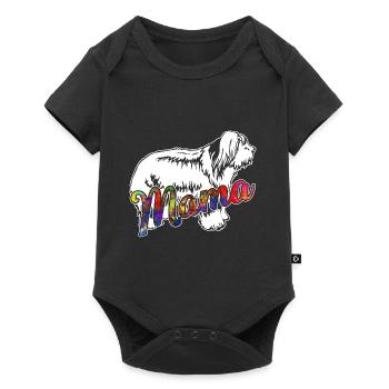 Old English Sheepdog Old English Sheepdog Mama - Baby Premium short-sleeve bodysuit - black - Front