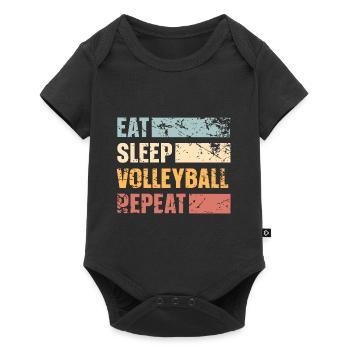 Volley-ball - Body à manches courtes Premium Bébé - noir - Devant