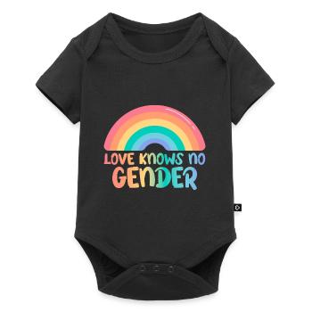 There Are More Than 2 Genders Love Knows No Gender - Baby Premium short-sleeve bodysuit - black - Front