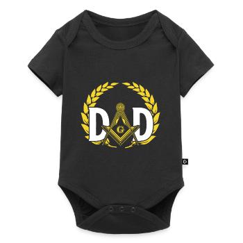 Masonic Freemasonry Fraternal - Baby Premium Kurzarmbody - Schwarz - Vorne