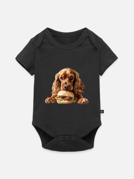 Cocker Spaniel - Baby Premium short-sleeve bodysuit - black