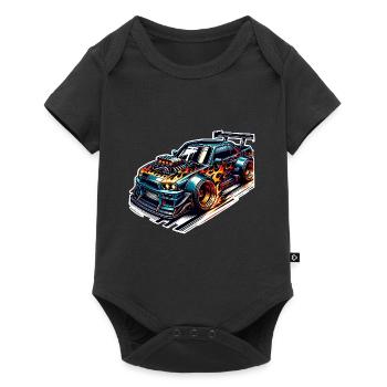 Voiture de sport tuning voiture - Body à manches courtes Premium Bébé - noir - Devant
