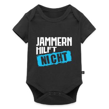 Lustiger Spruch Büro Kollegin Mitarbeiter Jammern - Baby Premium Kurzarmbody - Schwarz - Vorne