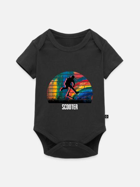 Scooter - Body à manches courtes Premium Bébé - noir