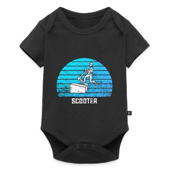 Freestyle scooter - Baby Premium short-sleeve bodysuit - black - Front