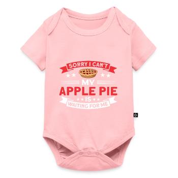 Amateurs de gâteaux Amateurs de cupcakes Tarte aux pommes - Body à manches courtes Premium Bébé - rose - Devant