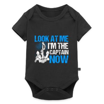 Boat Lovers Boat Captain Captain Captains - Baby Premium short-sleeve bodysuit - black - Front