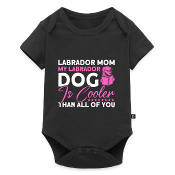 Animal de compagnie Labrador Mama Dog Labrador - Body à manches courtes Premium Bébé - noir - Devant